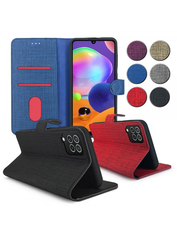 Samsung Galaxy A22 Kılıf FitCase Fabric Kapaklı Cüzdanlı… Samsung Galaxy A22 Kılıf FitCase Fabric Kapaklı Cüzdanlı…