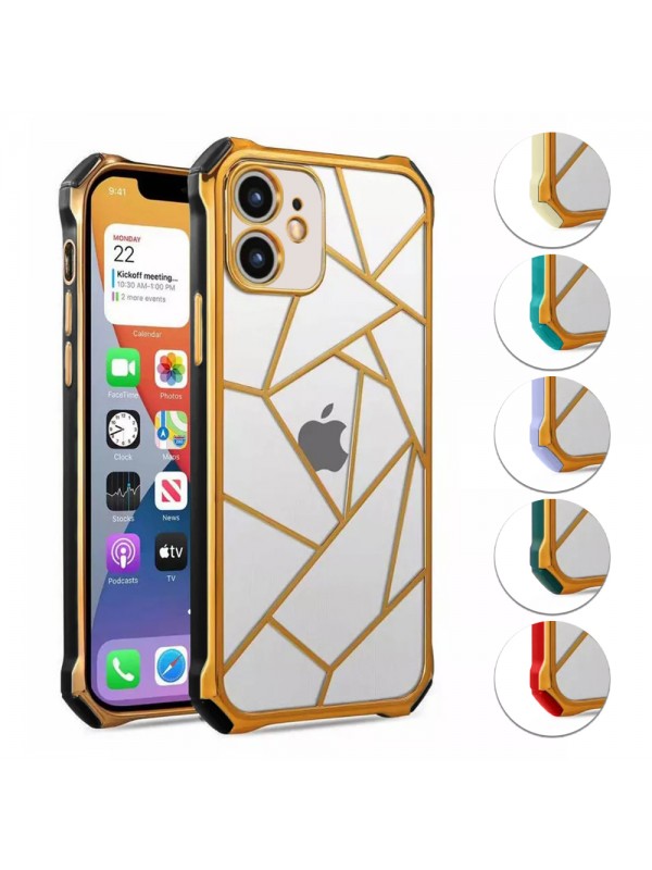 iPhone 12 Kılıf Lazer Prizma Kamera Korumalı Kapak&hellip;