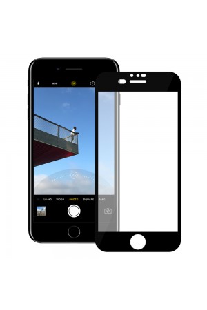 Bufalo iPhone 7 Plus / iPhone 8 Plus ESD Anti Static Cam Ekran Koruyucu Siyah