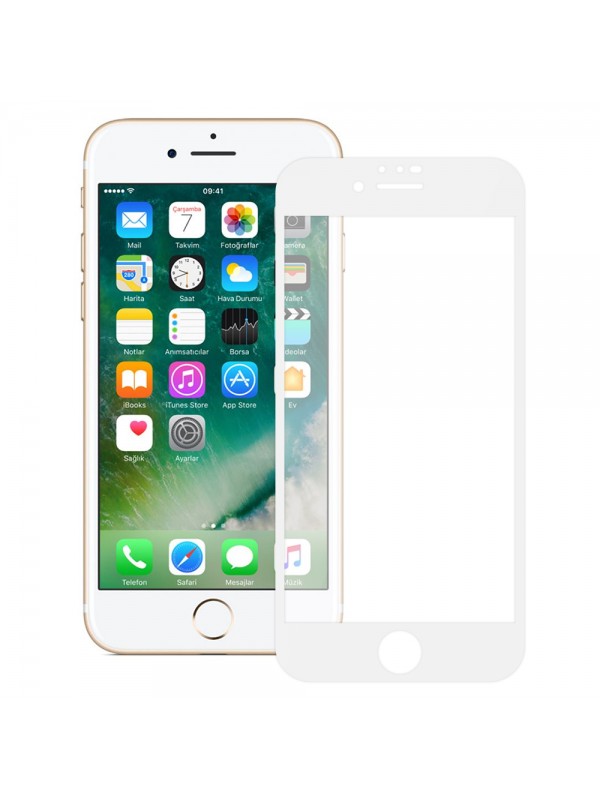 Bufalo iPhone 7 / iPhone 8 ESD Anti Static Cam Ekran Koruyucu Beyaz&hellip;