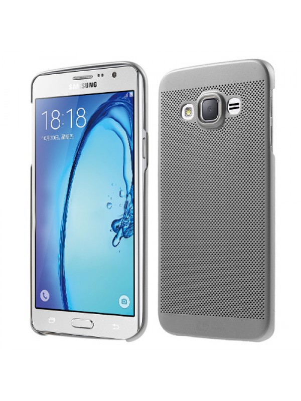 Samsung Galaxy On7 (G600) Loopee Point Sert Arka Kapak Silver&hellip;