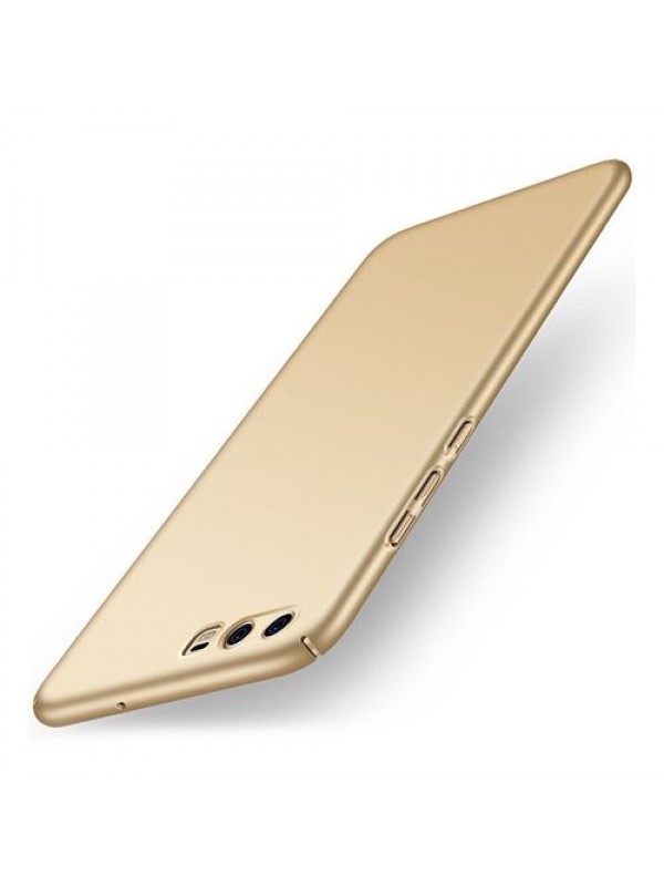 FitCase Rubber Huawei P10 Kılıf Sert Arka Kapak Gold&hellip;